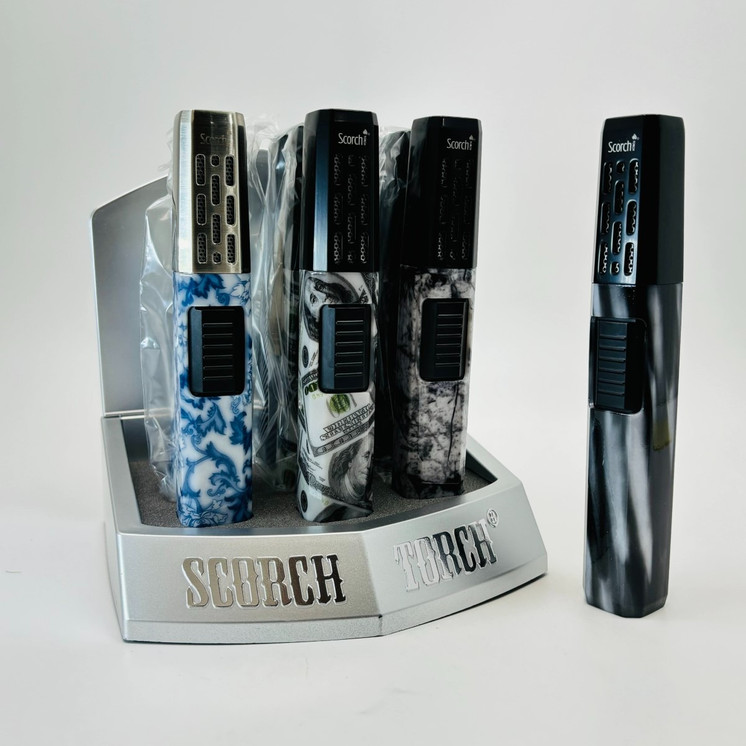 Scorch Torch Maximus Pencil Torch - 9 Counts Per Display - Assorted Design - 61632