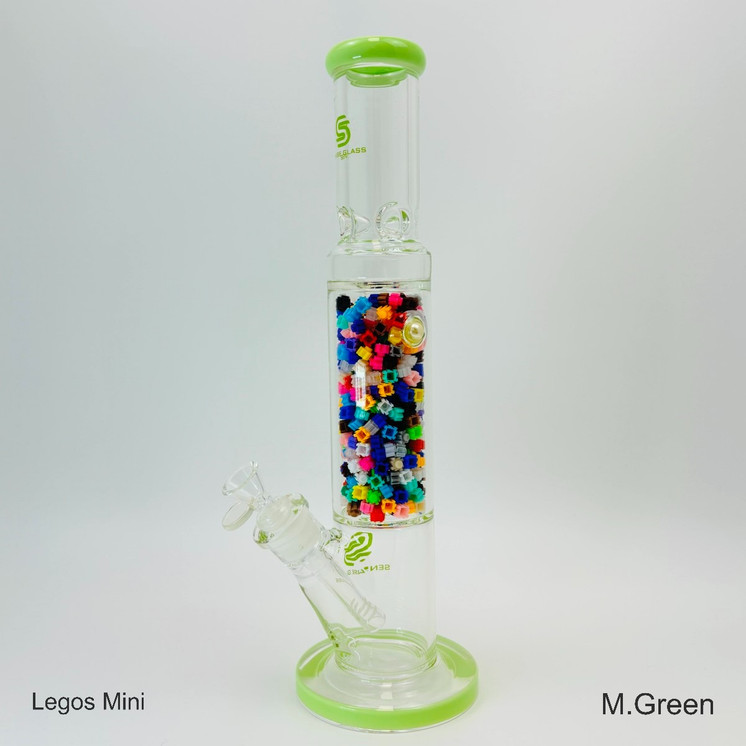 Sense Glass Straight Waterpipe - 15.5 Inch