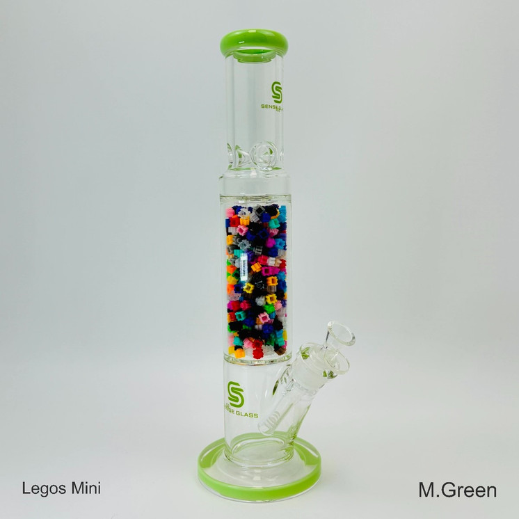 Sense Glass Straight Waterpipe - 15.5 Inch