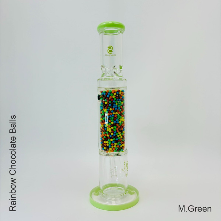 Sense Glass Straight Waterpipe - 15.5 Inch