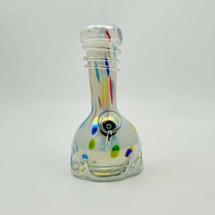 Soft Glass Waterpipe - 8 Inch - GR-Y-23 - Assorted Colors - Price Per Piece