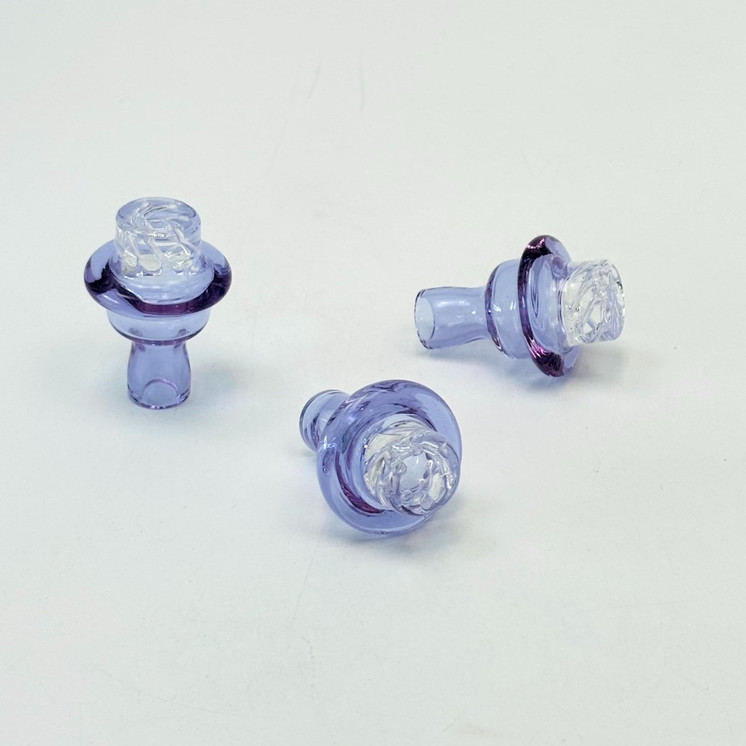 Glass Carb Cap - Spinner - 4 Counts Per Pack