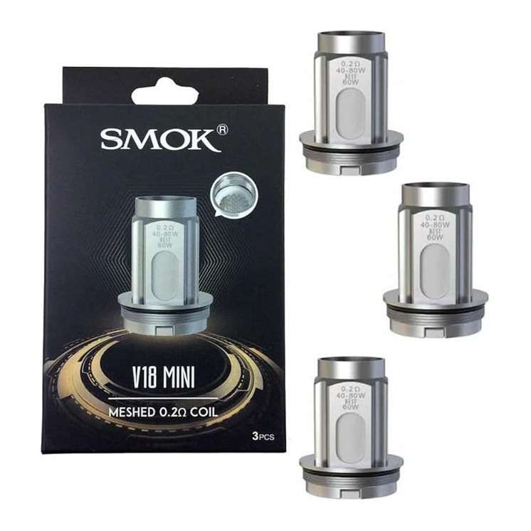 Smok V18 Mini Mesh Coils - 3 Counts Per Pack