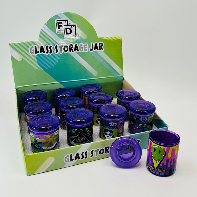 Glass Storage Jar 3oz - 12 Counts Per Box - Fdx5092-3oz 