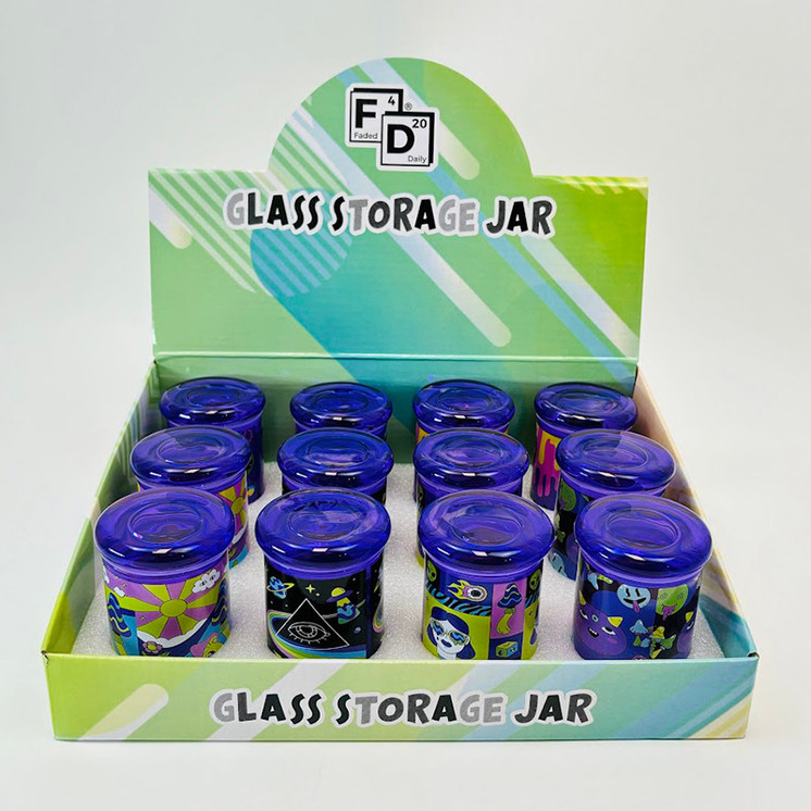 Glass Storage Jar 3oz - 12 Counts Per Box - Fdx5092-3oz 