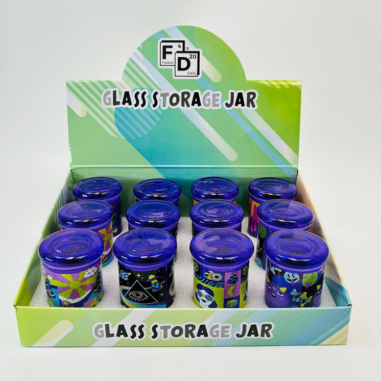 Glass Storage Jar 3oz - 12 Counts Per Box - Fdx5092-3oz 