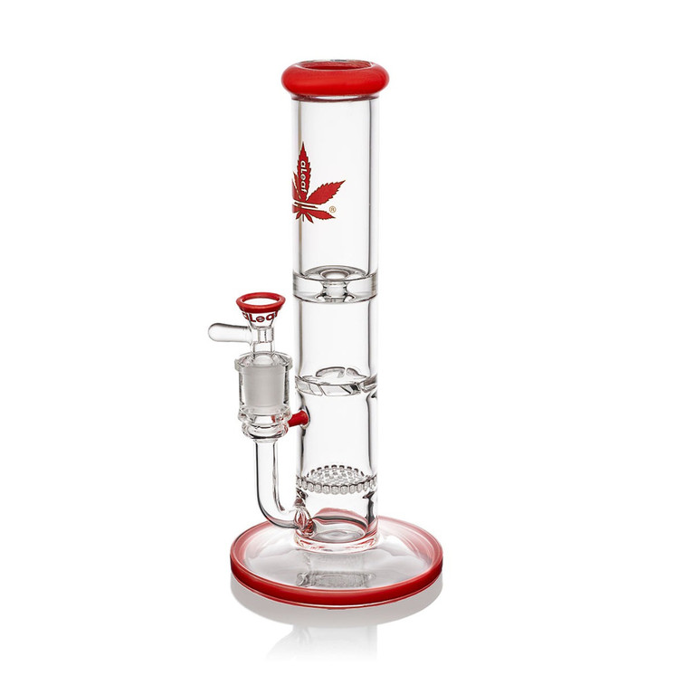 Aleaf The Straight Waterpipe with A Duo Perc - 10 Inch - AL6215