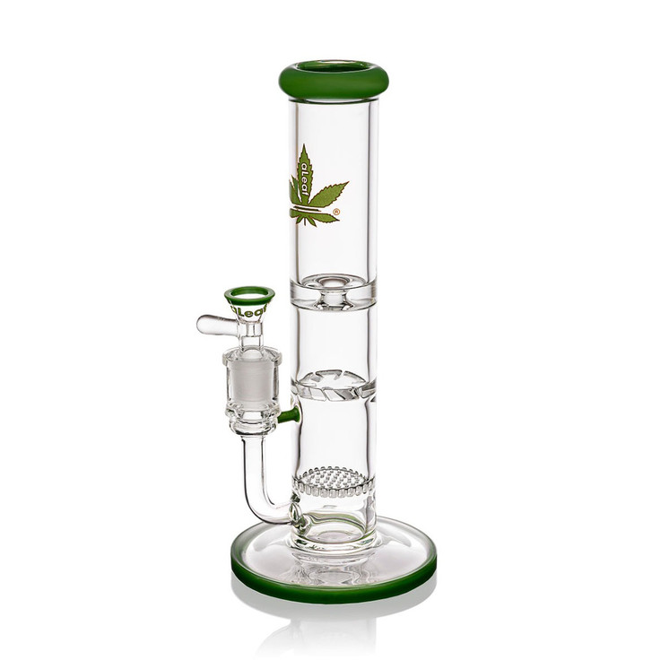 Aleaf The Straight Waterpipe with A Duo Perc - 10 Inch - AL6215