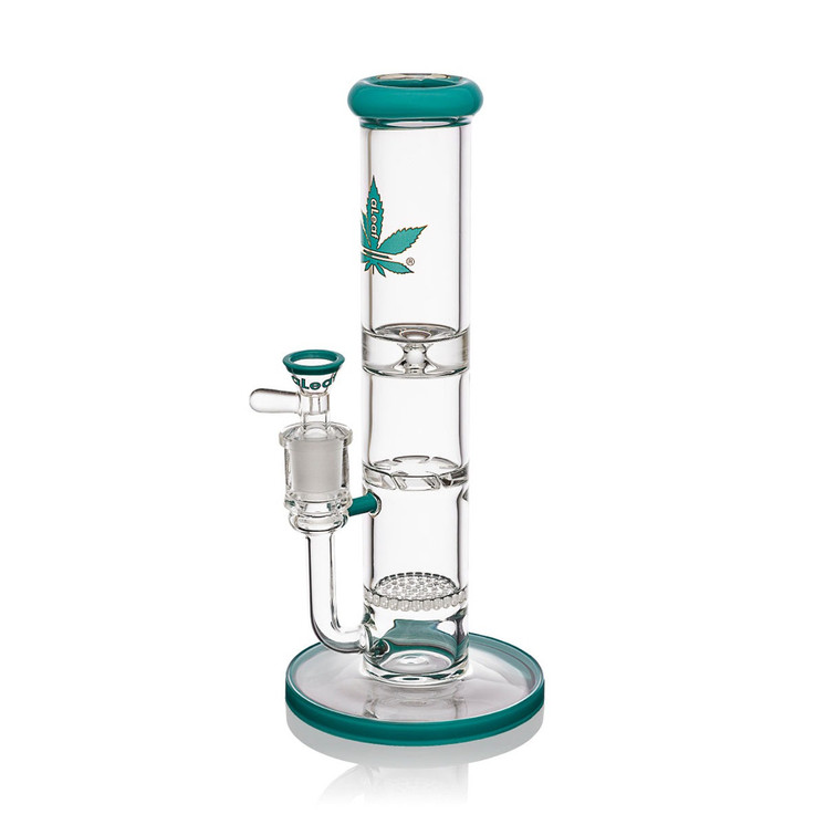 Aleaf The Straight Waterpipe with A Duo Perc - 10 Inch - AL6215