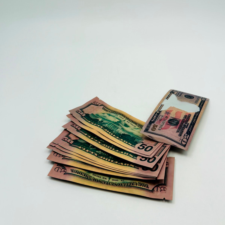 $Money$ Baggies - 3.5 Gram - 1/8 Oz - 50 Counts Per Pack 