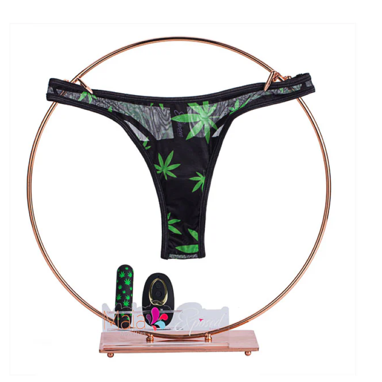 Maia Date Night Adult Toy - Panty Vibe Bullet With Silk Thong - 420