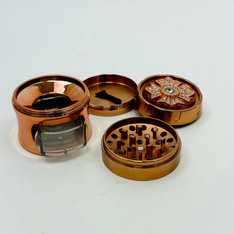 Hipster Grinder With Fan Hypnosis Blade - 50mm - 4 Parts - TO-022