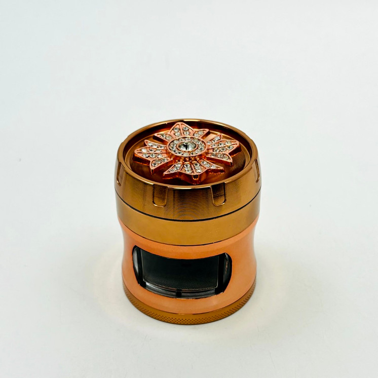 Hipster Grinder With Fan Hypnosis Blade - 50mm - 4 Parts - TO-022