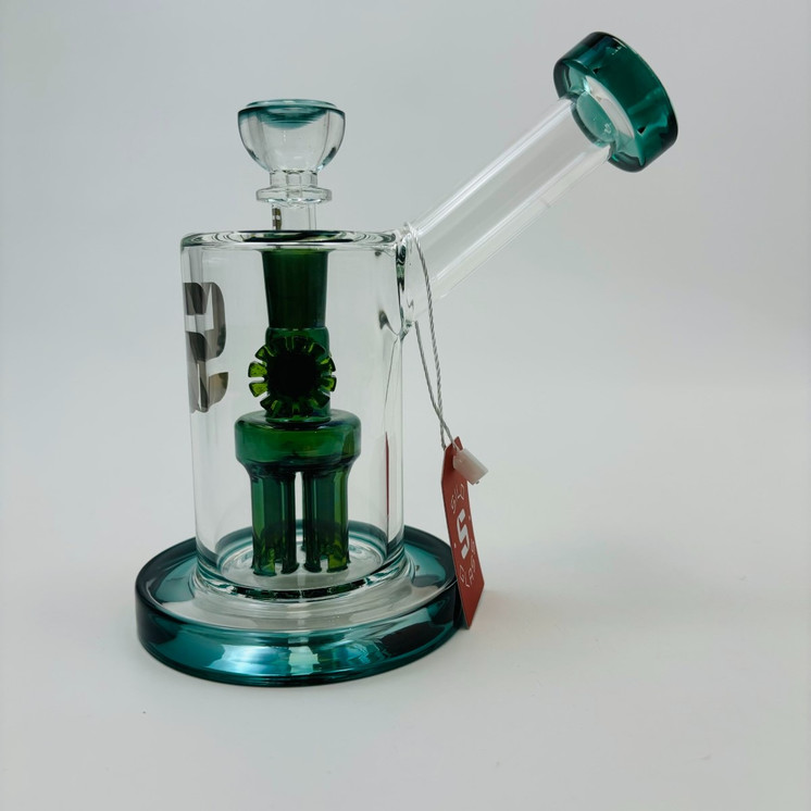 Silo Glass The Wheel Perk Waterpipe - 6.5 Inch - AL6031