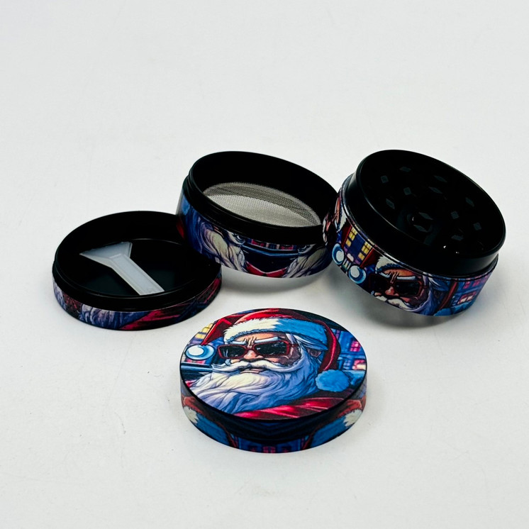 TVG Christmas Design Metal Grinder - 4 Parts