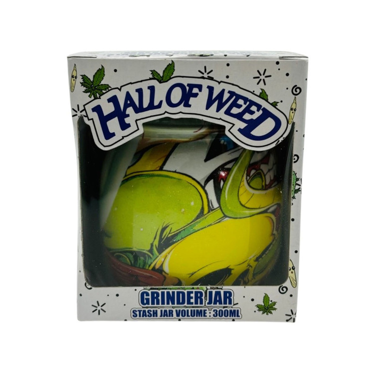 Hall of Weed Biodegradable Grinder and Stash Jar