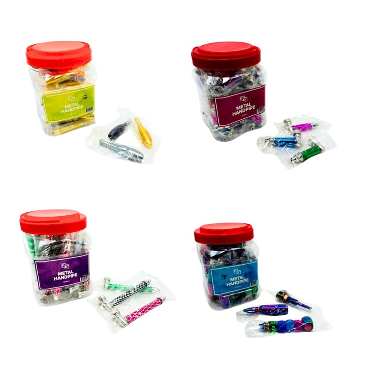 FD Metal Handpipe - Mix Designs - Assorted - FDX5091