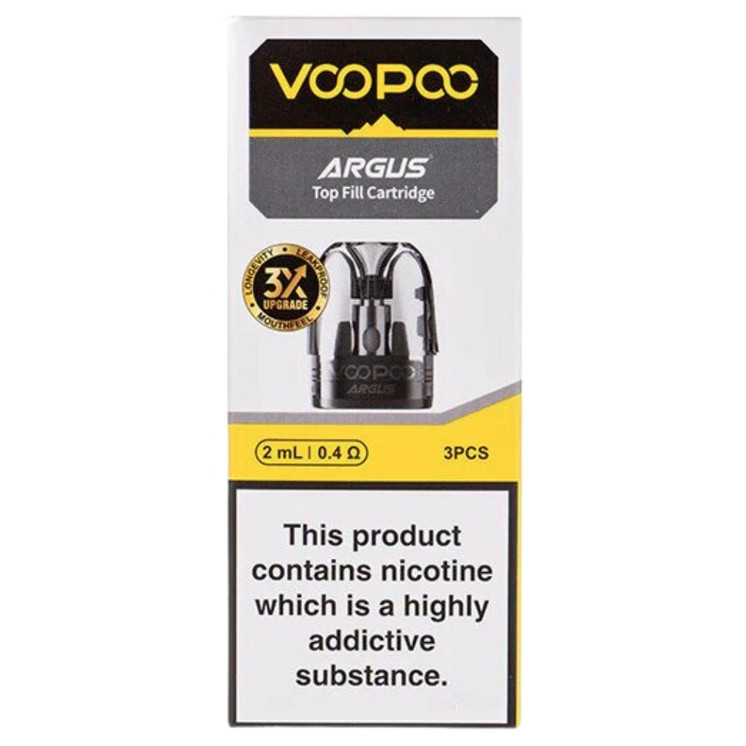 VOOPOO ARGUS Top Fill Cartridge 2ml 3 PCS PER PACK