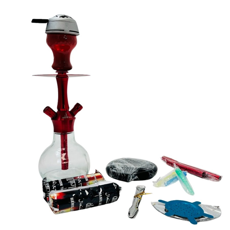 AADHI RED HOOKAH KIT 14" SPECIAL EDITION RED