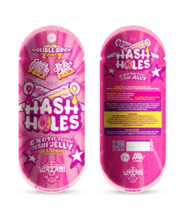 WAZABI HASH HOLES 2g PreRoll 2/Pk DOUBLE DROP