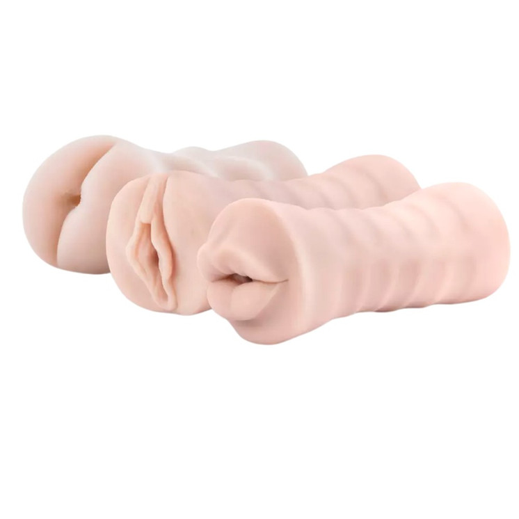 BLUSH SOFT + WET Adulty Toy VIBRATING STROKER Kit