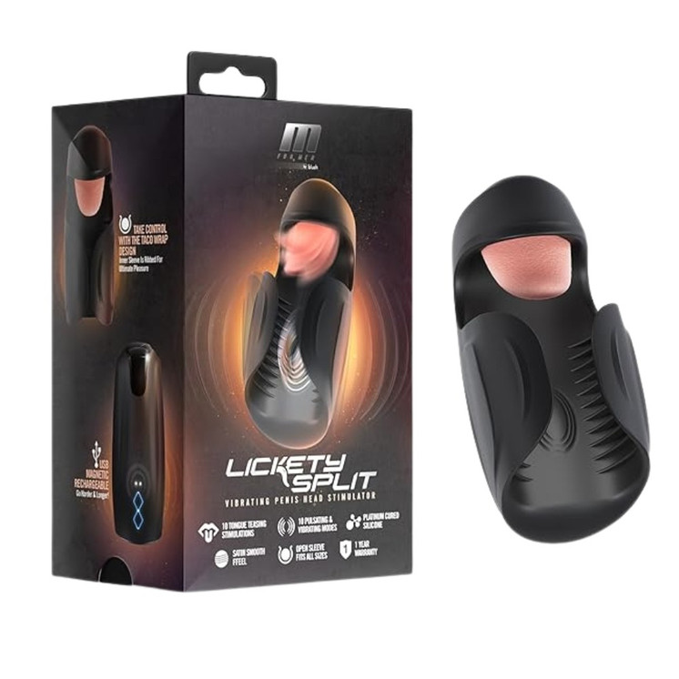 BLUSH LICKETY SPLIT Adult Toy PENIS Head STIMULATOR Black