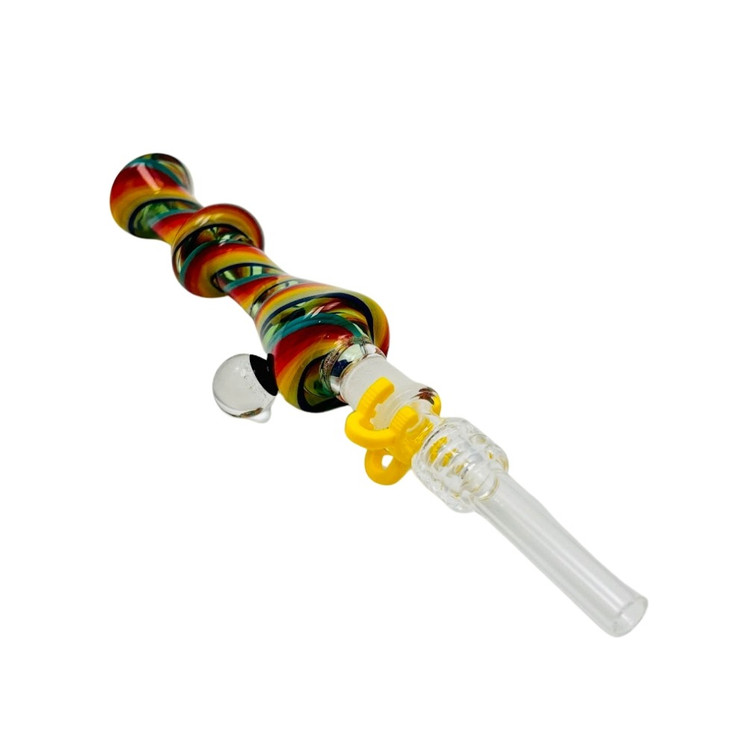 NECTAR COLLECTOR STRIPED W/QUARTZ TIP 10mm