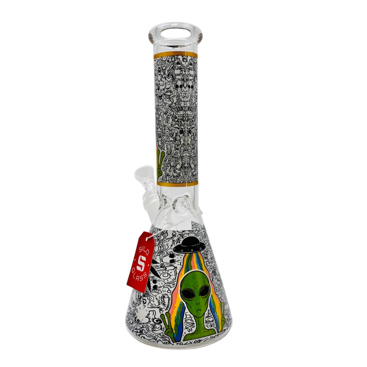 SILO GLASS WATERPIPE 10 BEAKER