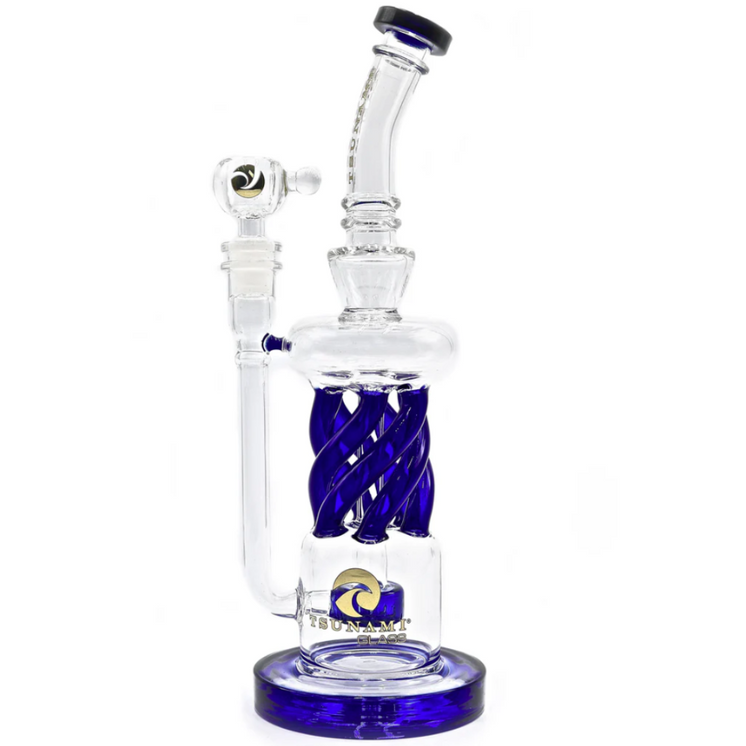 TSUNAMI PREMIUM WATERPIPE SHOWER HEAD TWIST PERC RECYCLER