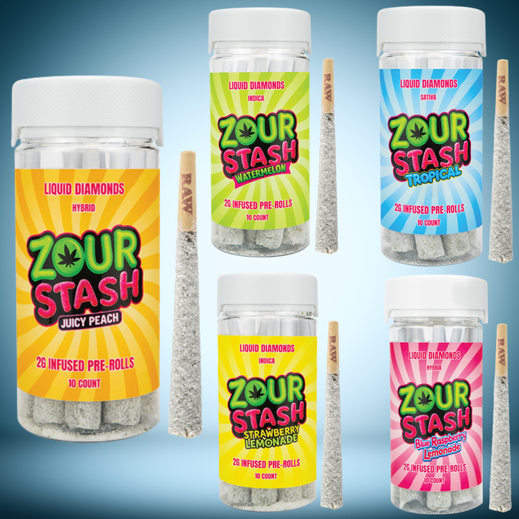 ZOUR STASH Liquid Diamonds 2g PreRoll