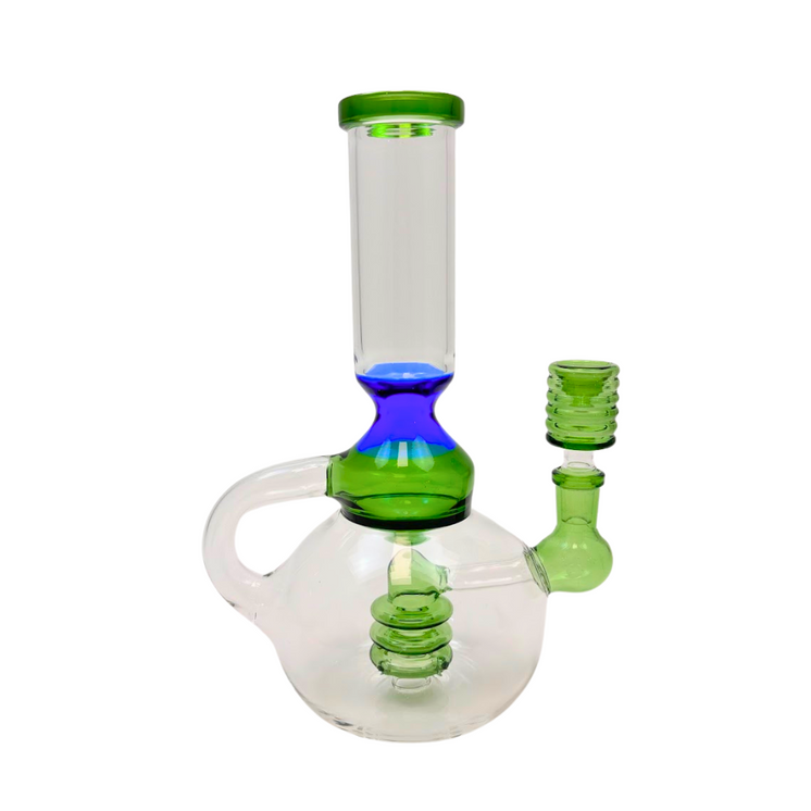 WPAG370 WATERPIPE 9.5" ROUND VASE W/PERC RH-319