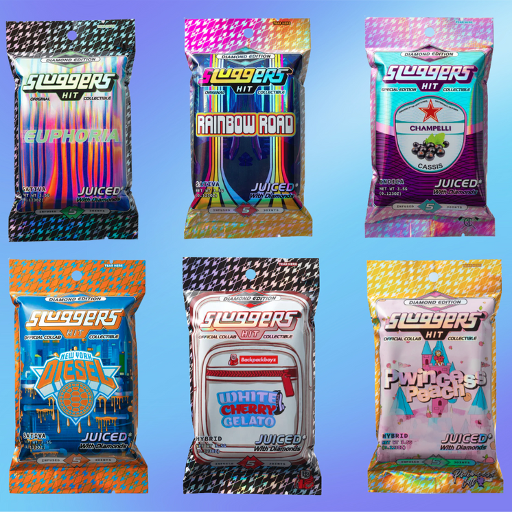 SLUGGERS HIT JUICED DIAMONDS 0.7G PREROLL 5 PER PACK