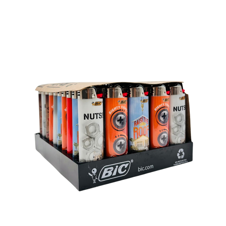 BIC LIGHTERS SHOP TALK DESIGN ASST 50CT/DISPLAY