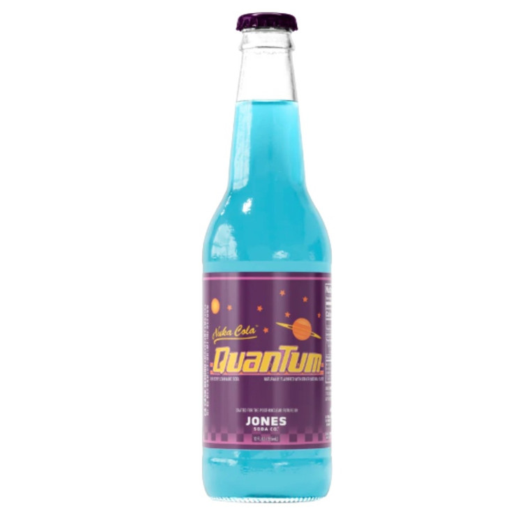 EXOTIC SODA JONES CANE SUGAR SODA 12oz. BOTTLE  QUANTUM NUKA COLA SOUR BERRY LEMONADE