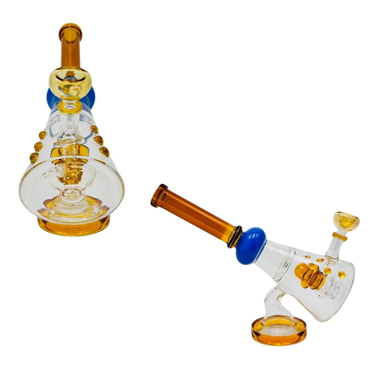 WPAG363 WATERPIPE 11" "BEAKER"  TELESCOPE 