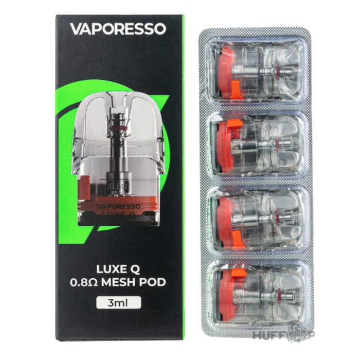 VAPORESSO LUXE Q POD Mesh 3ml 4 Per Pack 0.8 O