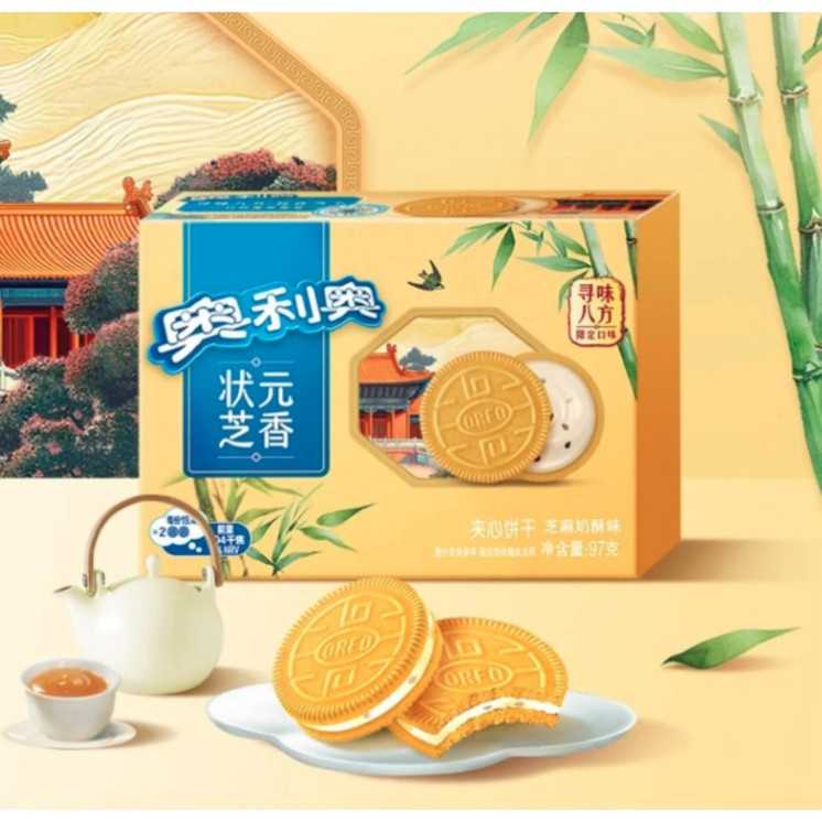 EXOTIC OREO 97g Limited Edition SESAME SHORTBREAD