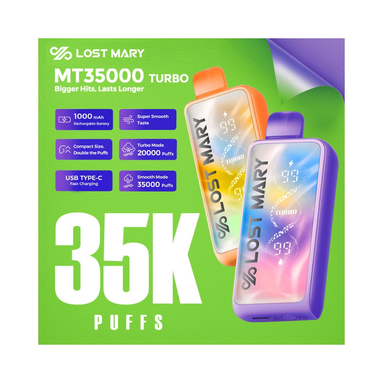 LOST MARY MT 35000 Puffs Disposable Vape Device