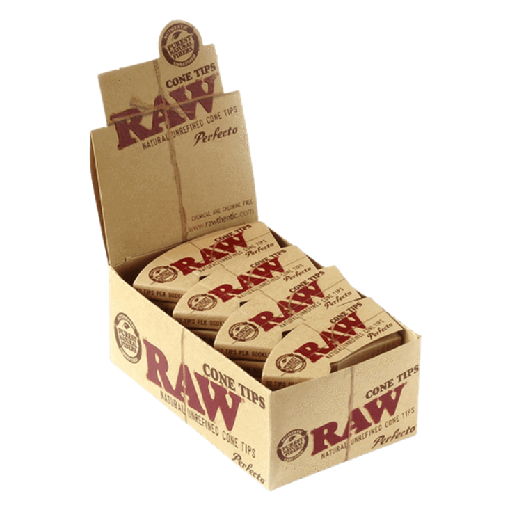 RAW CONE TIPS PERFECTO - 24 IN BOX