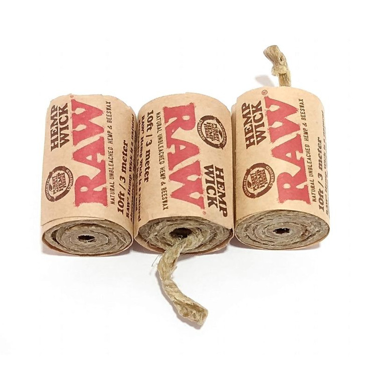 Raw - Hemp Wick - European Edition