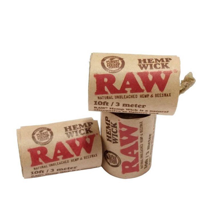 Raw - Hemp Wick - European Edition