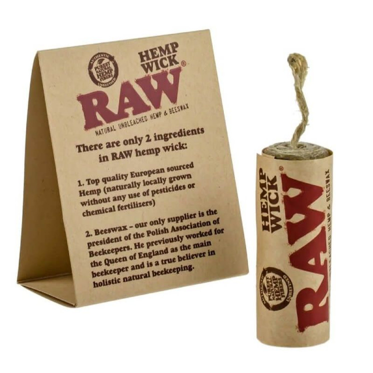 Raw - Hemp Wick - European Edition
