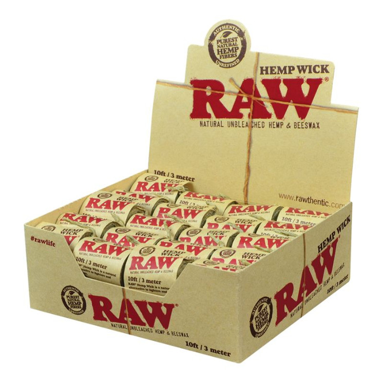 Raw - Hemp Wick - European Edition