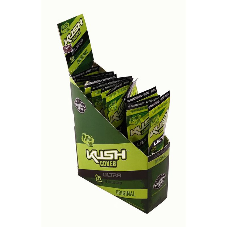 Kush Conical Herbal Cone Wraps - 2 In Pouch / 15 Pouch In A Box Original Original