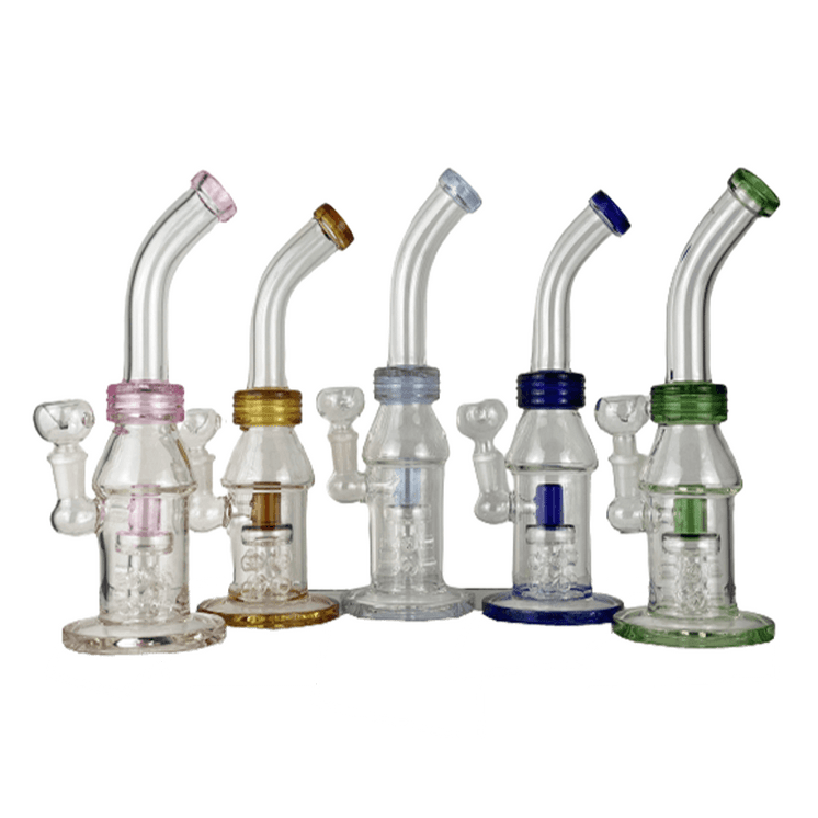 9" BEND NECK - FANCY - WATERPIPE