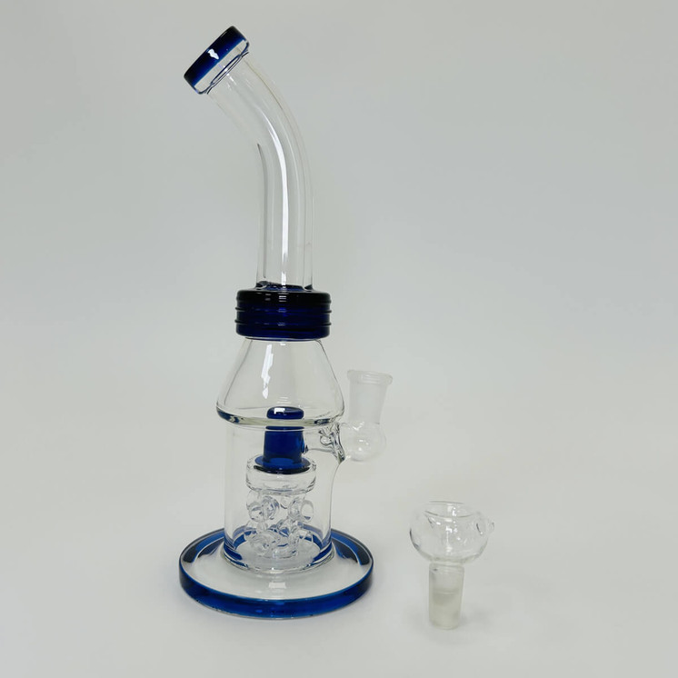 Waterpipe 9" inch - Bend Neck Fancy