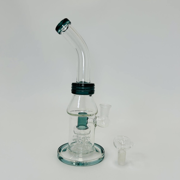 Waterpipe 9" inch - Bend Neck Fancy