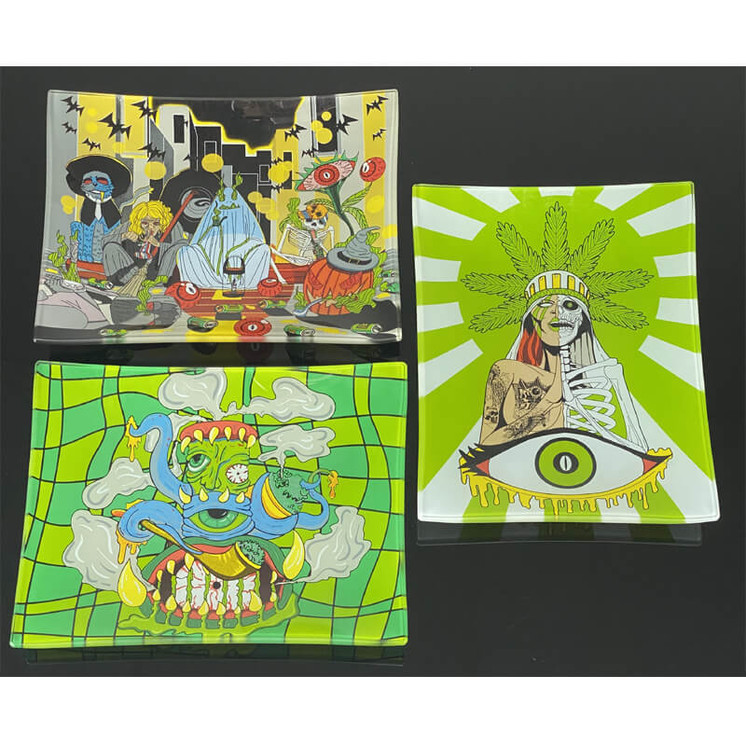 GLASS - ROLLING TRAY