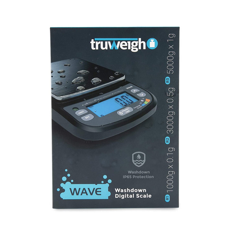 TRUWEIGH - WAVE WASHDOWN DIGITAL SCALE - 1000gX0.15g, 3000gX0.5g, 5000gX1g