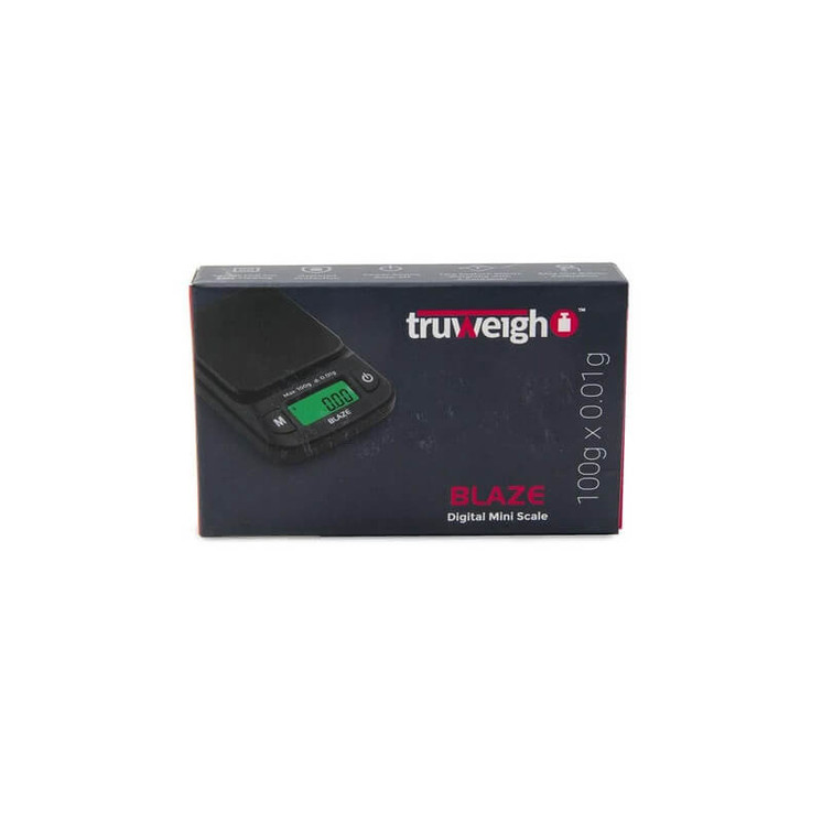 TRUWEIGH - BLAZE MINI SCALE - 100gX0.01g - BLACK